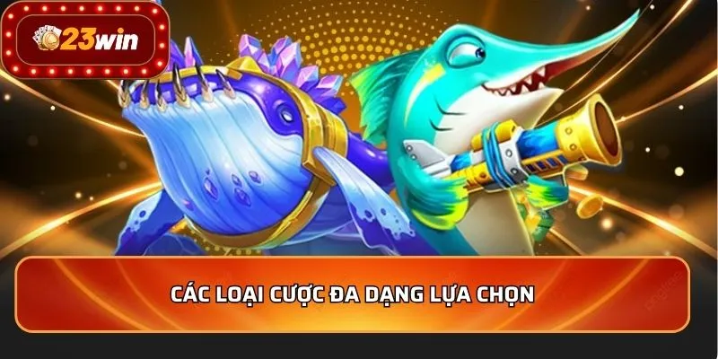 Các loại cược đa dạng lựa chọn